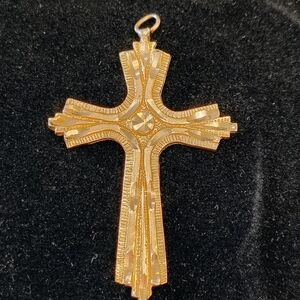 Solid 10k Gold Cross